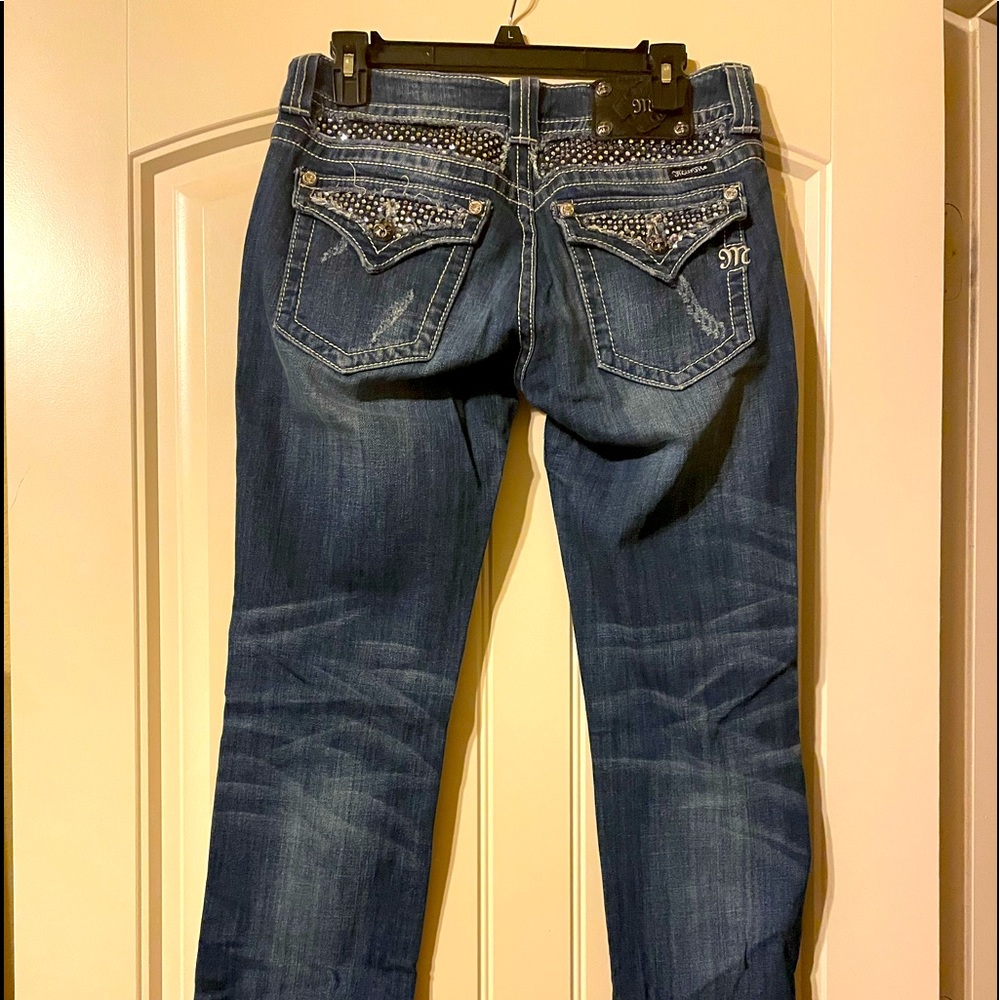 Dark Blue Embellished Women’s Jeans